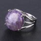 Bague en or avec cabochon en pierre rouge