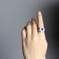 Bague ouverte en argent sterling ajustable au doigt