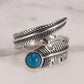 Bague en argent et turquoise, vue d'ensemble