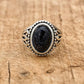 Bague en améthyste, pierre violette et monture fine