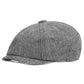 Casquette Gavroche grise ajustable avec visière courte