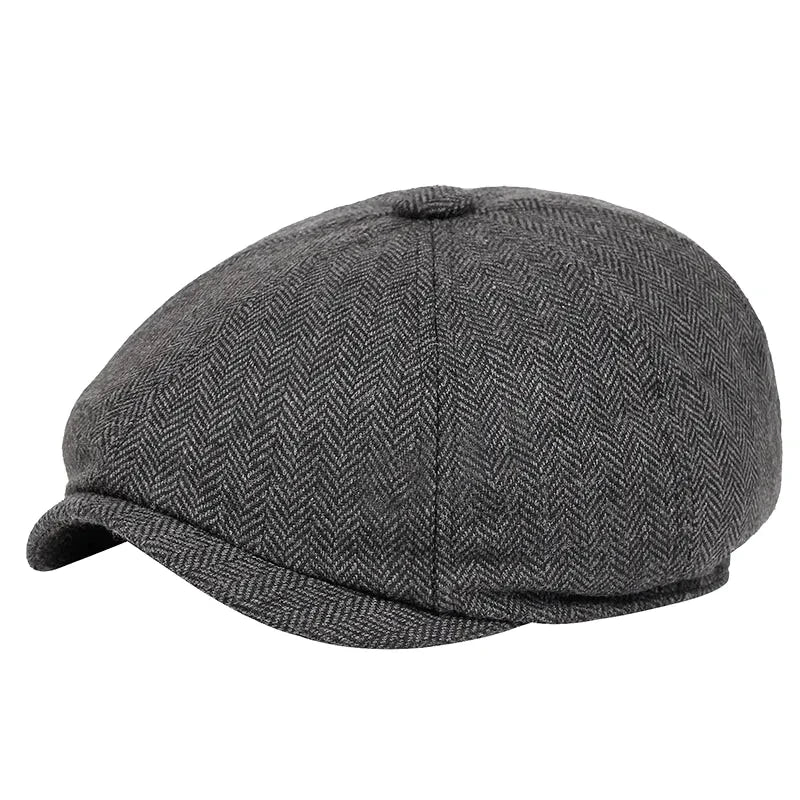 Casquette Gavroche Rétro-Chic beret casquette gavroche retro vue de face