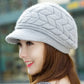 Béret en polaire épais pour femme, idéal pour l'hiver