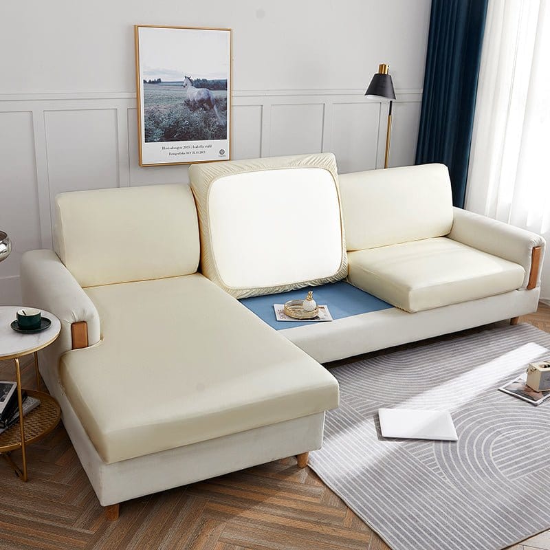 Vue rapprochée de la texture simili cuir imperméable