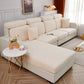 Housse polaire blanche et rose avec motif floral