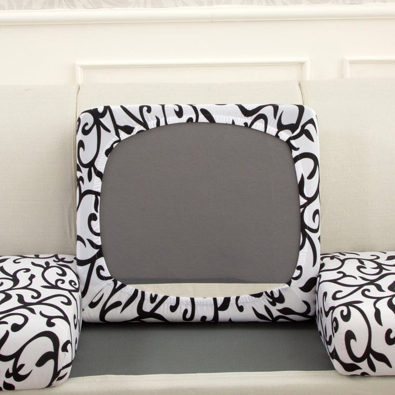 Gros plan sur le tissu doux et extensible de la housse