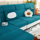 Housse polaire extensible ajustée sur un coussin