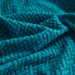 Détail de la texture douce et moelleuse de la housse