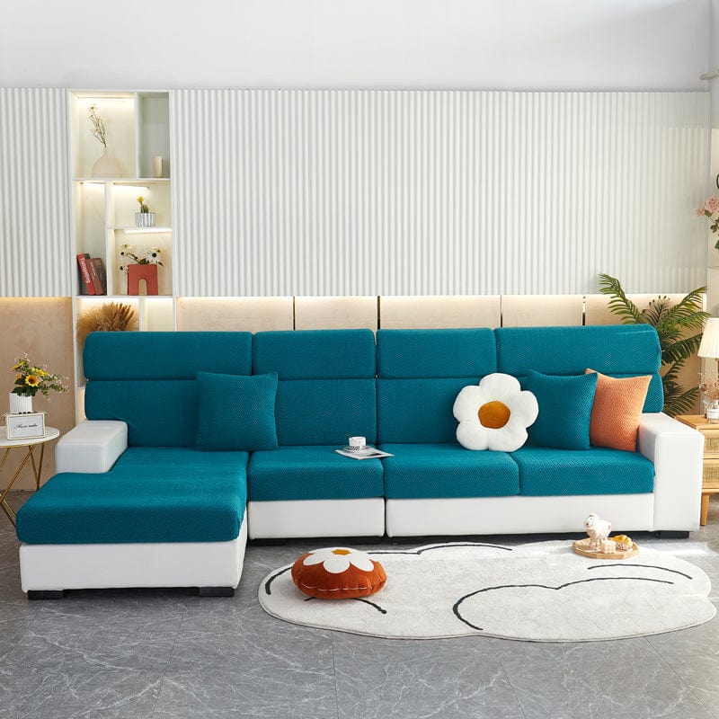 Housse polaire en polaire haute densité, motif laine