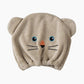 Bonnet blanc pour bébé, design animalier, protection hivernale