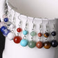 Boucles d'oreilles Améthyste boucles doreilles boules pierres vue de détail