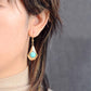 Boucles d'oreilles suspendues, mettant en valeur l'amazonite