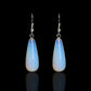 Boucles d'oreilles en Opalite, vue de côté