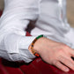 Bracelet 7 chakras avec séparateurs en hématite