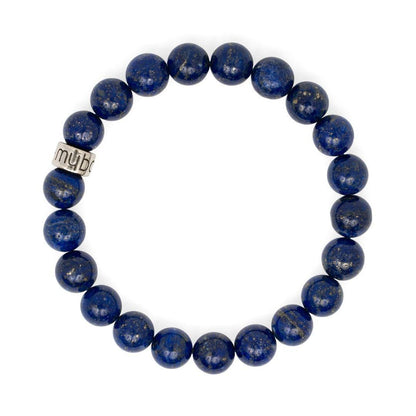 Bracelet dans une boîte cadeau élégante, perles bleues