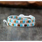 Bracelet anti-stress avec pierres d'agate multicolores