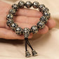 Bracelet tibétain avec perles de différentes tailles