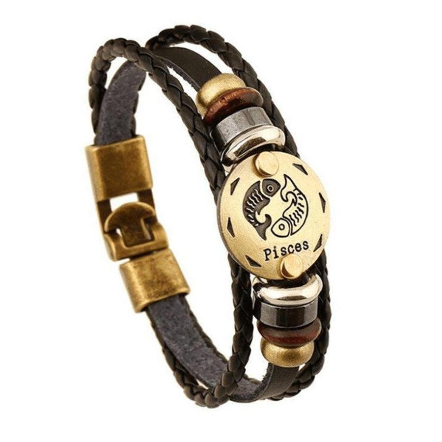 Vue d'ensemble du bracelet avec signe du zodiaque
