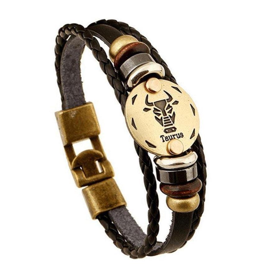 Détail des matériaux utilisés dans le bracelet zodiaque