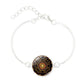 Bracelet avec cabochon Sri Yantra en verre anti-rayures