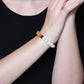Bracelet bouddhiste avec graines de Bodhi et noix de coco