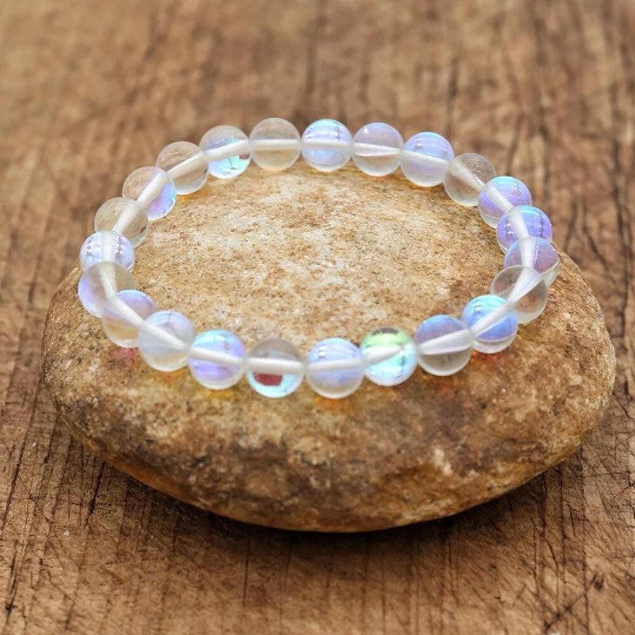 Ensemble du bracelet en cristal naturel avec perles de 10 mm