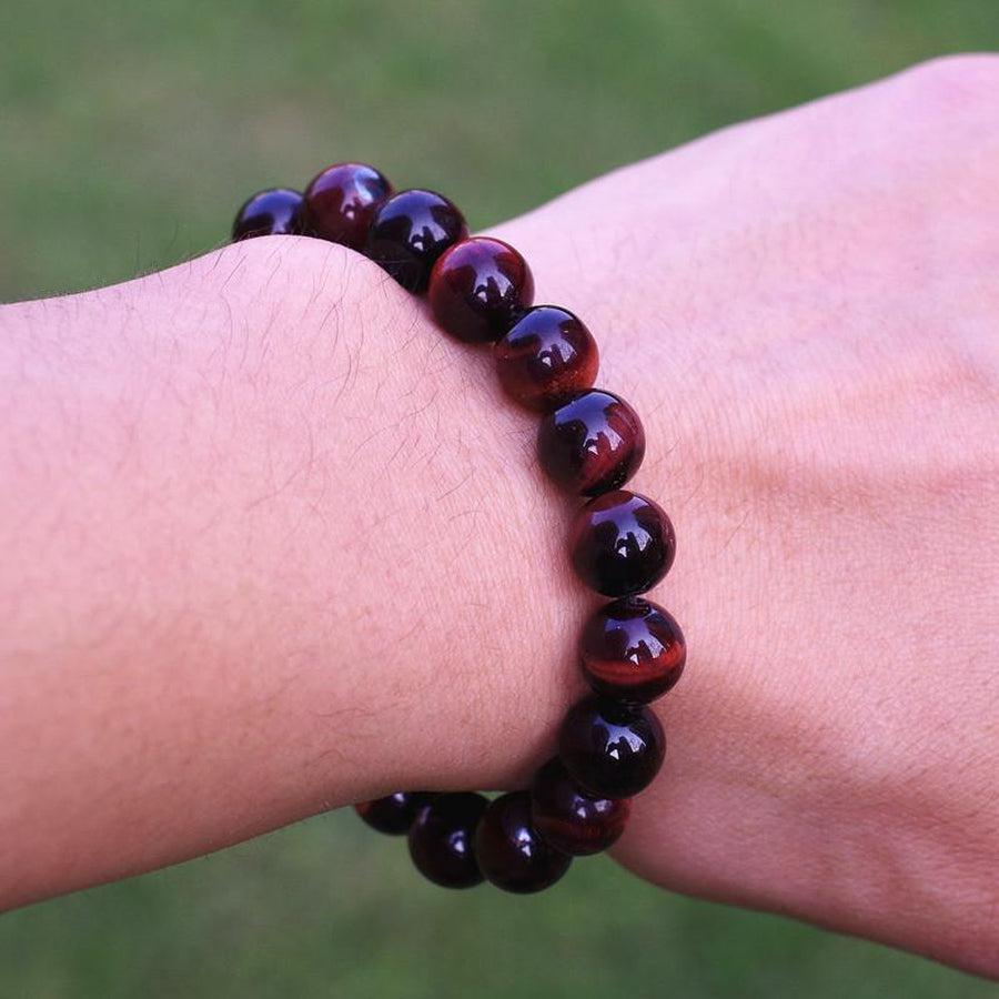 Vue latérale du bracelet montrant les reflets bruns