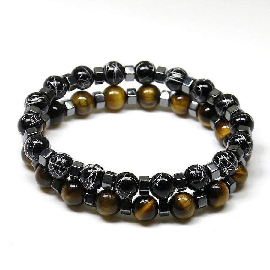 Bracelet en pierres naturelles, vue complète