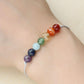 Vue latérale du bracelet montrant les pierres alignées