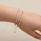 Fermoir magnétique du bracelet en cristal rose et cuivre