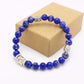Bracelet en pierres naturelles pour chakra du troisième œil