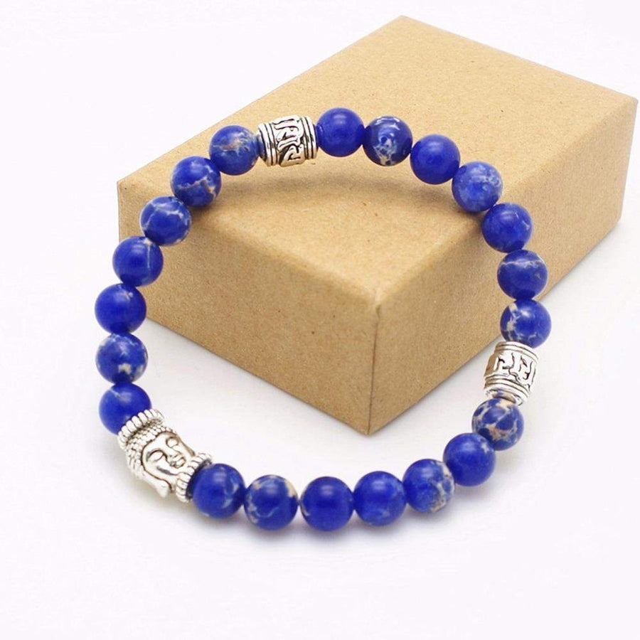 Bracelet en pierres naturelles pour chakra du troisième œil