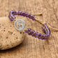 Détail du nœud coulissant ajustable du bracelet