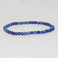 Vue d'ensemble du bracelet en pierres de Lapis Lazuli