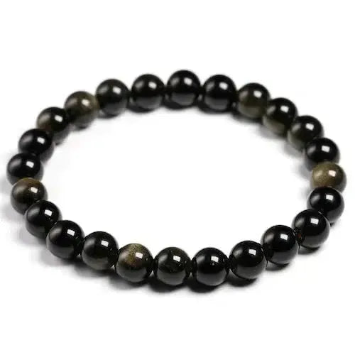 Bracelet en obsidienne, idéal pour la sérénité et protection