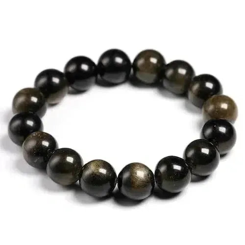 Bracelet en obsidienne, parfait pour absorber les énergies négatives
