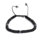 Bracelet en pierres avec hématite, vue sur le fermoir