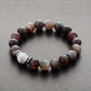 Bracelet extensible en pierres naturelles, perles de 10 mm