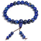 Bracelet en Lapis Lazuli avec perles de 8 mm tressées