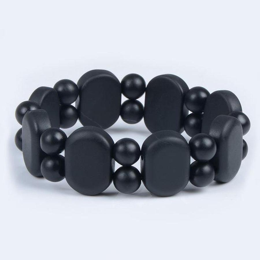 Bracelet Bianshi enroulé, illustrant sa longueur adaptable