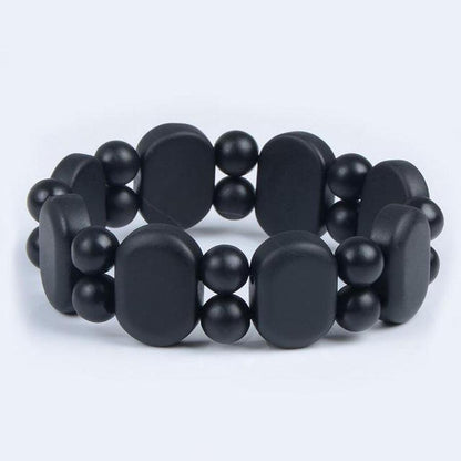 Bracelet Bianshi enroulé, illustrant sa longueur adaptable