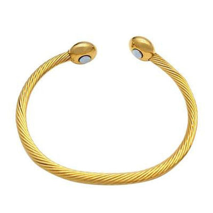 Bracelet en cuivre couleur or rose élégant