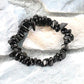 Bracelet énergétique en tourmaline noire, design distinctif