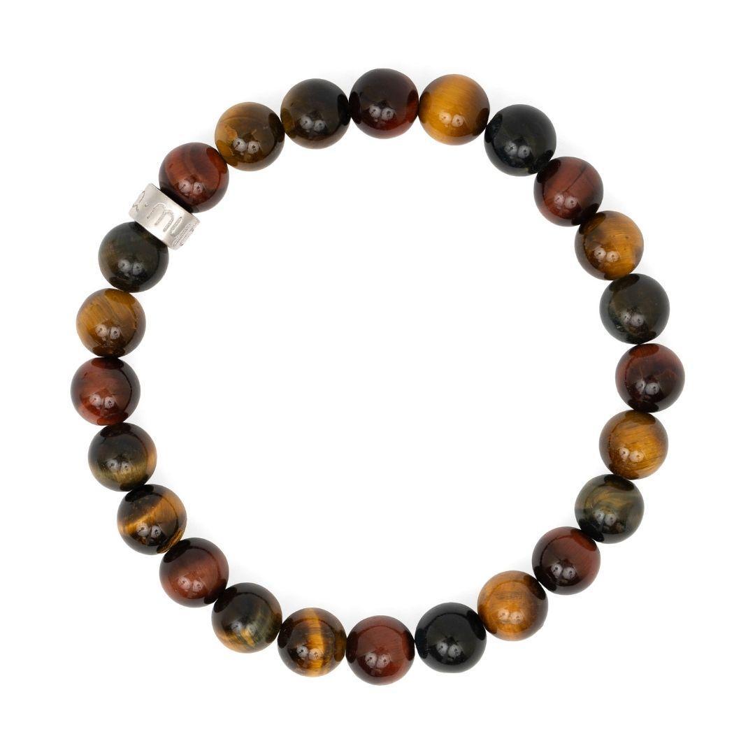 Bracelet en pierres naturelles présenté dans une boîte élégante