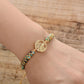 Vue de dessus du bracelet avec arbre de vie