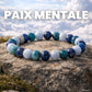 Bracelet complet en pierres naturelles sur fond neutre