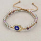 Perles de fluorite naturelles et symboles protecteurs