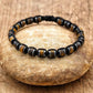 Bracelet en pierres naturelles Œil de Tigre et Hématite