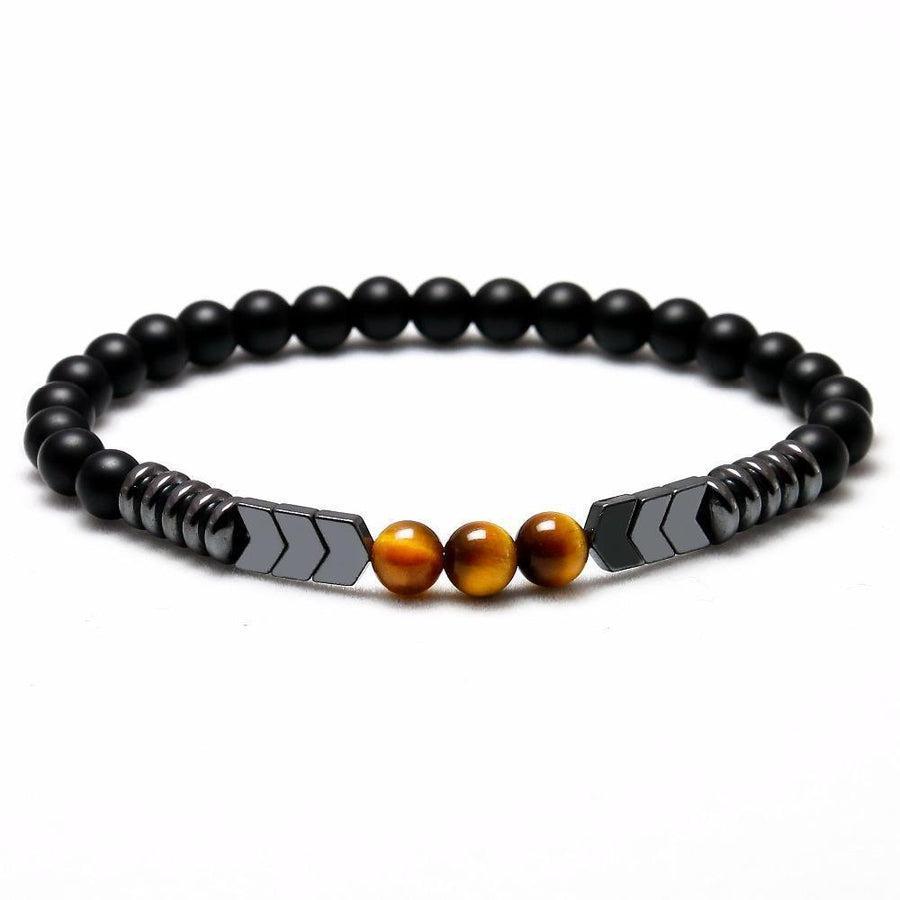 Bracelet élégant avec pierres naturelles protectrices