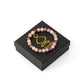 Gros plan sur les perles de Rhodonite, Rhodochrosite et Quartz Rose